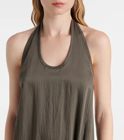 Lemaire Halter Neck Midi Apron Dress With Open Back