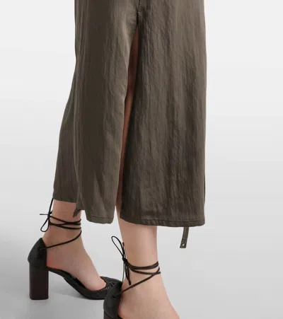 Lemaire Halter Neck Midi Apron Dress With Open Back