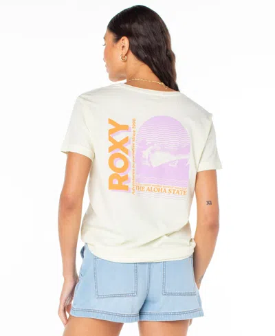 Roxy Aloha State Tee In Neutral