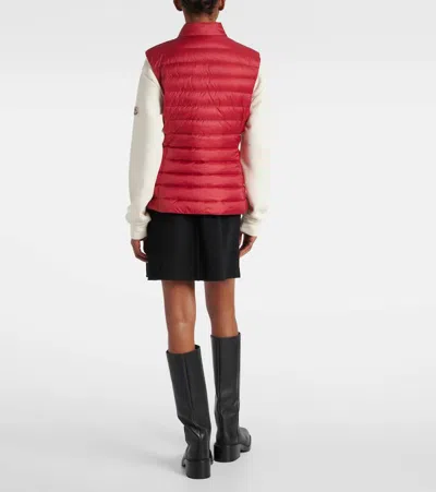 Moncler Igens Down Gilet In Red