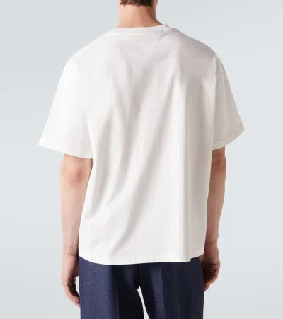 Bottega Veneta Pima Cotton Jersey T-shirt In White