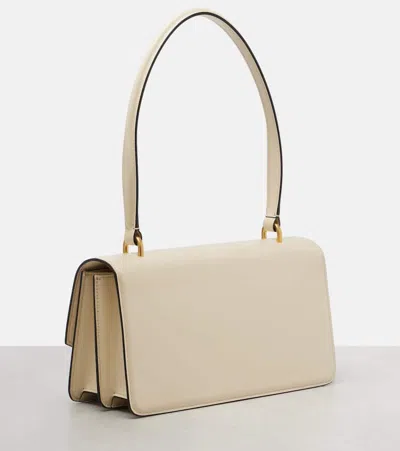 Valentino Garavani  Garavani Vain Bag With Handle In Shiny Calfskin Woman Butter Uni In White