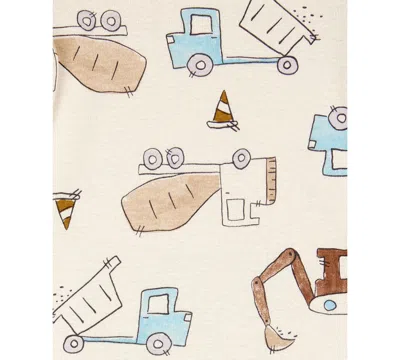 Carter's Baby Boys Round Neck Short Sleeve Rib 5-pc. Bodysuit