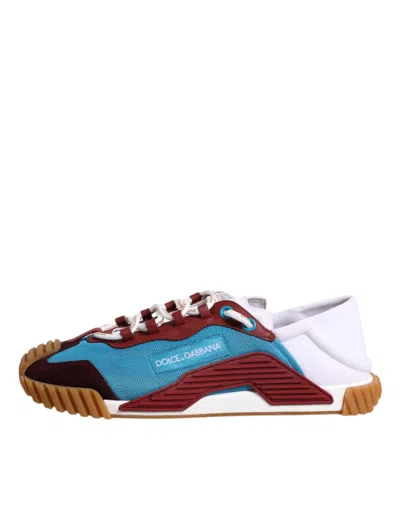 Dolce & Gabbana Multicolor Nylon Ns1 Low Top Sneakers Men's Shoes