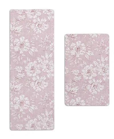 Laura Ashley Iris Ant-fatigue 2-pc. Wellness Mats