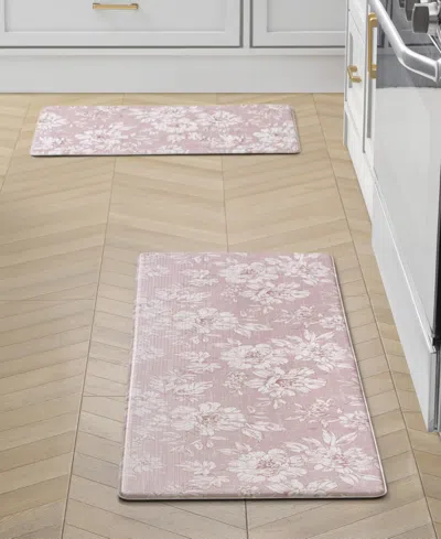 Laura Ashley Iris Ant-fatigue 2-pc. Wellness Mats