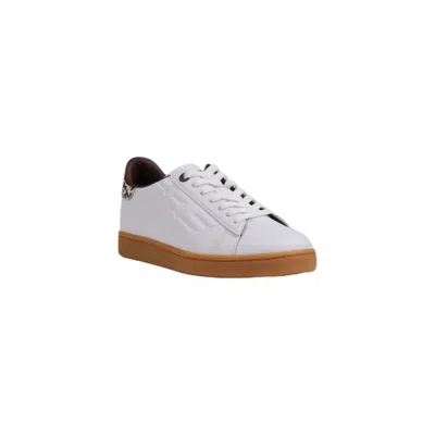 Ea7 Beige Leather Sneaker