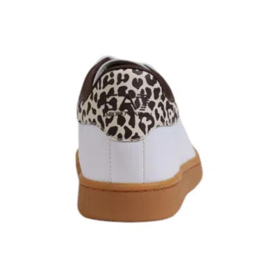Ea7 Beige Leather Sneaker