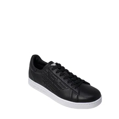 Ea7 Black And White Polyethylene Sneaker