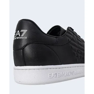 Ea7 Black And White Polyethylene Sneaker