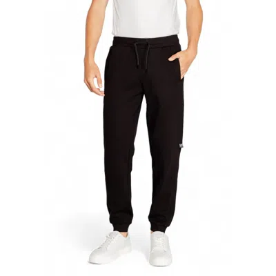 Ea7 Foot Binding Jogging Pants In Black