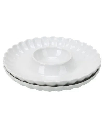 Bia Cordon Bleu Petal Chip And Dip, Set Of 2