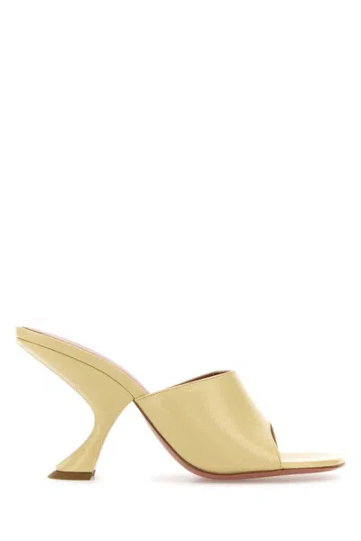 Amina Muaddi 90mm Taylor Sculpted-heel Sandals