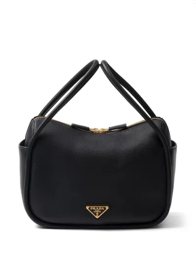 Prada Darling Handbag Black In Leather