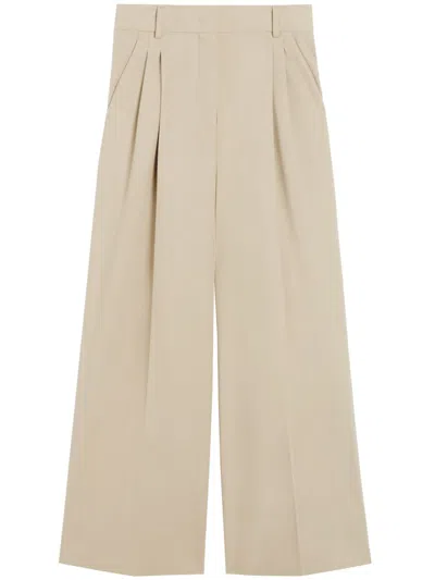 Weekend Max Mara Pleated Wide-leg Trousers