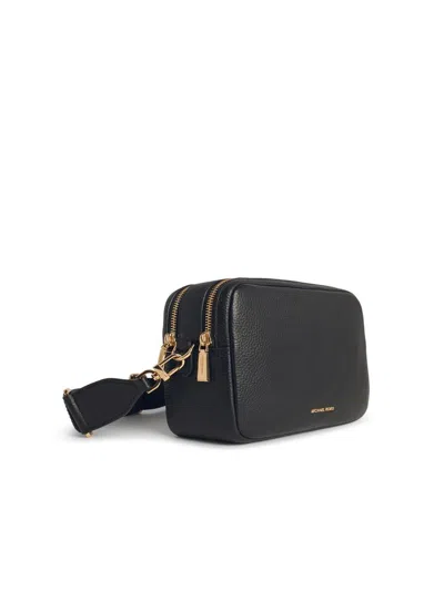 Michael Kors 'bryant' Black Shoulder Bag With Logo Lettering On The Front And Chain Shoulder Strap