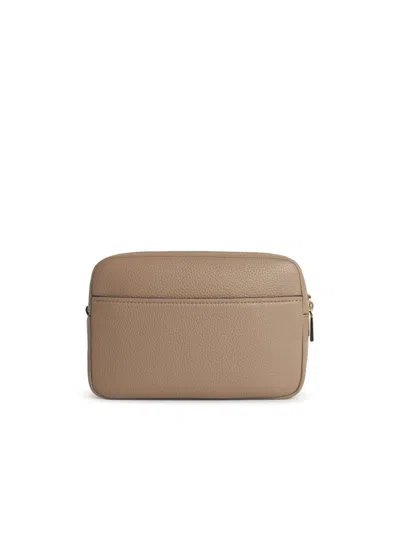Michael Kors Briant Dove Grey Leather Bag In Gray