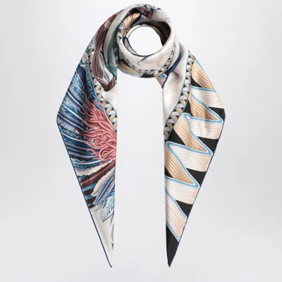 Ferragamo Giada Printed Silk Scarf