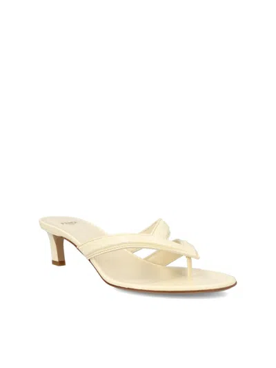 Fendi Light Yellow Open Toe Sandals