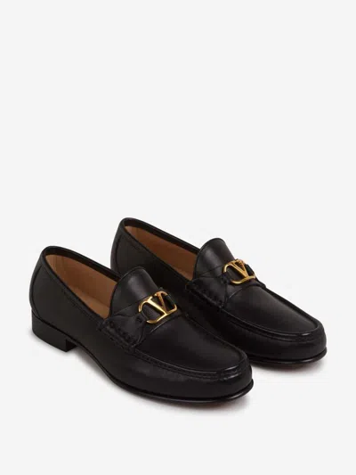 Valentino Garavani Vlogo Signature Loafer With Gold-tone Logo Detail