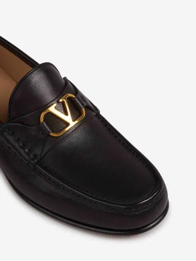 Valentino Garavani Vlogo Signature Loafer With Gold-tone Logo Detail