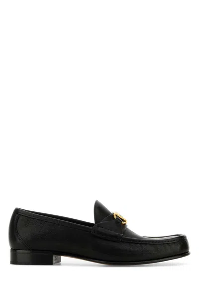 Valentino Garavani Vlogo Signature Loafer With Gold-tone Logo Detail
