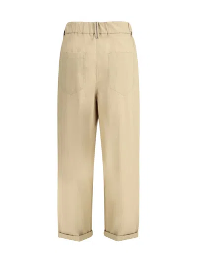 Brunello Cucinelli Cotton Elasticated Pants