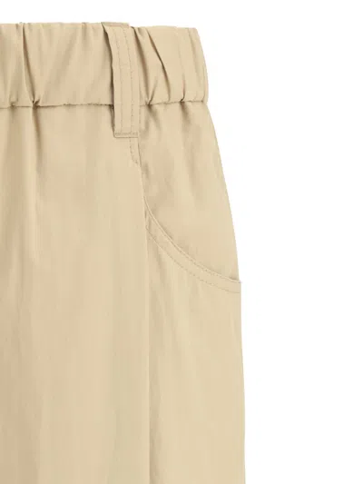 Brunello Cucinelli Cotton Elasticated Pants