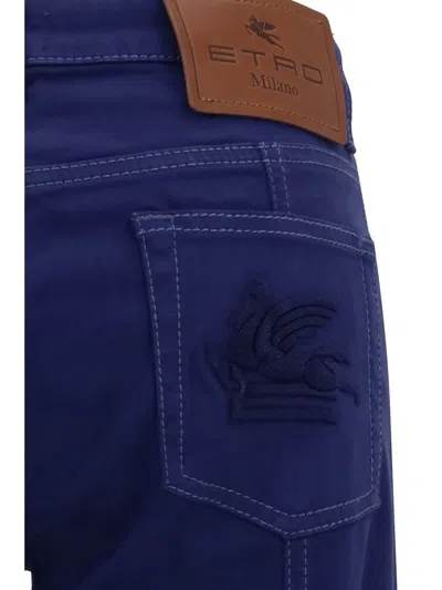 Etro Pegaso-embroidered Trousers