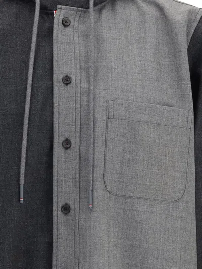 Thom Browne Hooded Shirt Jacket
