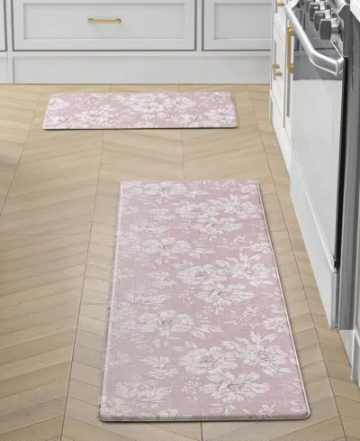 Laura Ashley Iris Ant-fatigue 2-pc. Wellness Mats