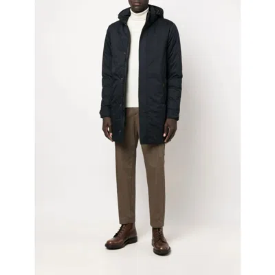 Moorer Smooth Medium Hooded Parka With Adjustable Cuffs