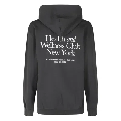 Sporty And Rich Hoodie With Brushed Interior And Contrasting Back Print