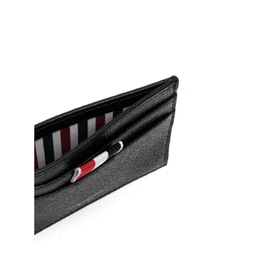 Thom Browne Black Double Sided Card Holder