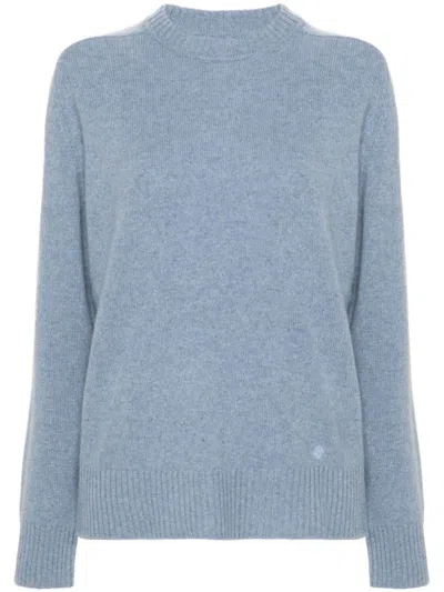 Loulou Studio Baltra Sweater Woman Light Blue In Cashmere In Blue
