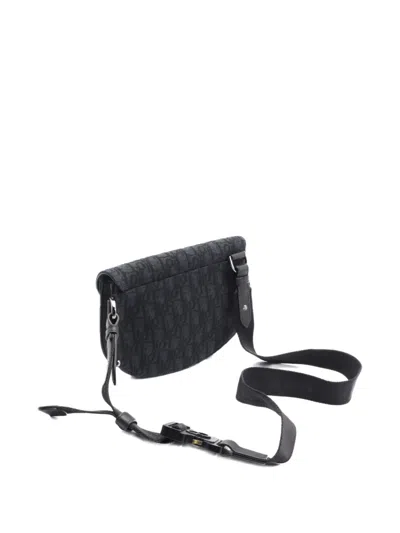 Pre-owned Dior 2010s Oblique Saddle Cross Body Bag
