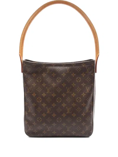 Pre-owned Louis Vuitton 2001 Looping Gm Monogram Shoulder Bag