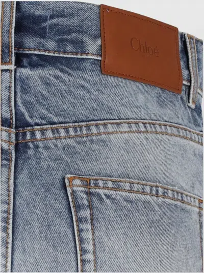Chloé Patchwork Denim Jeans