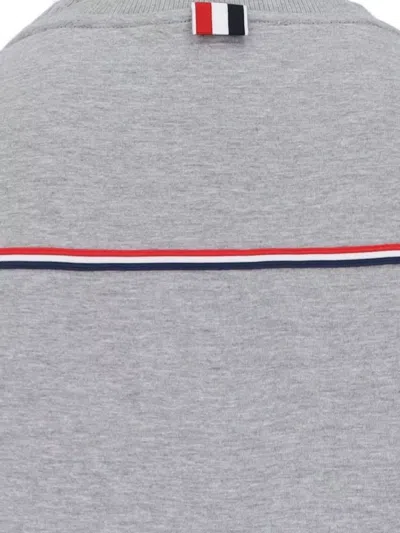 Thom Browne Cotton T-shirt In Gray