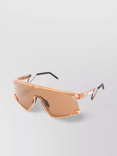 Oakley Nose Pads Rectangular Shape Transparent Frame Sunglasses