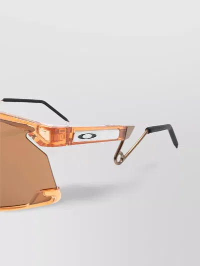 Oakley Nose Pads Rectangular Shape Transparent Frame Sunglasses