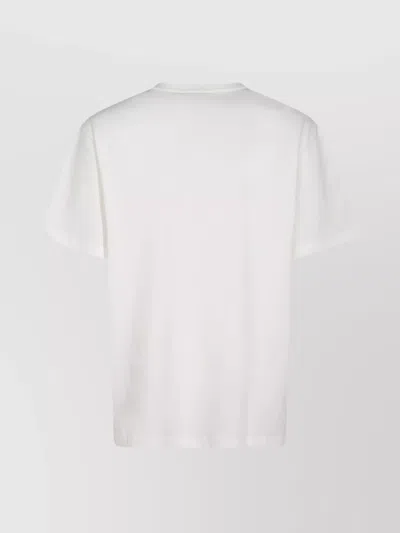 Apc A.p.c. Boxy Cotton Crew-neck T-shirt In White