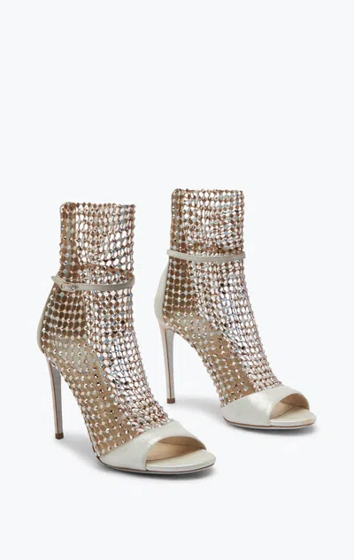 René Caovilla Bead-embellished Ankle-length Boots