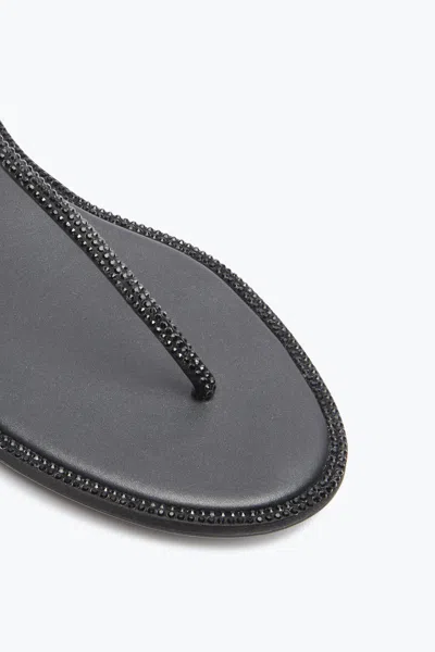 René Caovilla Rene Caovilla Diana Crystal Flat Sandals In Multi