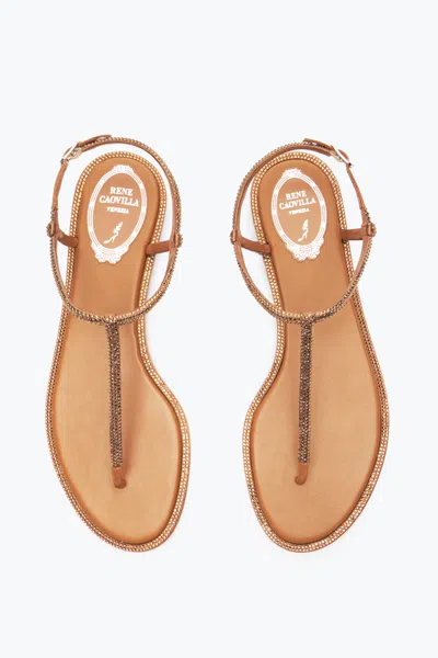René Caovilla Rene Caovilla Women Sandal "diana" In Beige