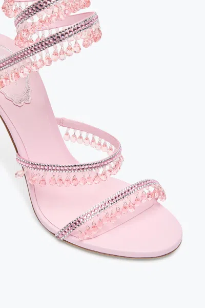 René Caovilla Chandelier 105mm Crystal-embellished Sandals In White