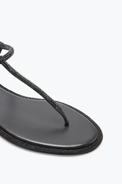 René Caovilla Rene Caovilla Diana Crystal Flat Sandals In Multi