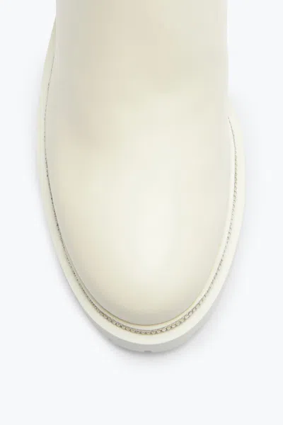 René Caovilla Cleo Crystal Ivory Bootie 60 In White
