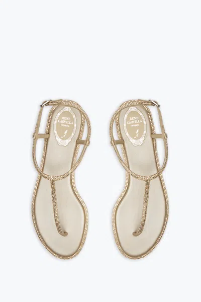 René Caovilla Diana Flip Flops Low Sandals With Crystals 10 Shoes In Grey