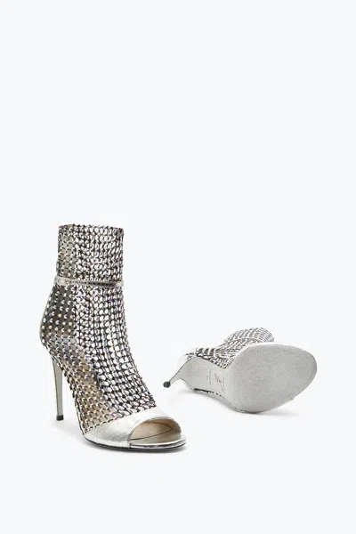 René Caovilla Bead-embellished Ankle-length Boots